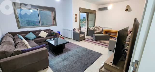 180 SQM Apartment in Qannabet Baabdat, Metn with Amazing Mountain View