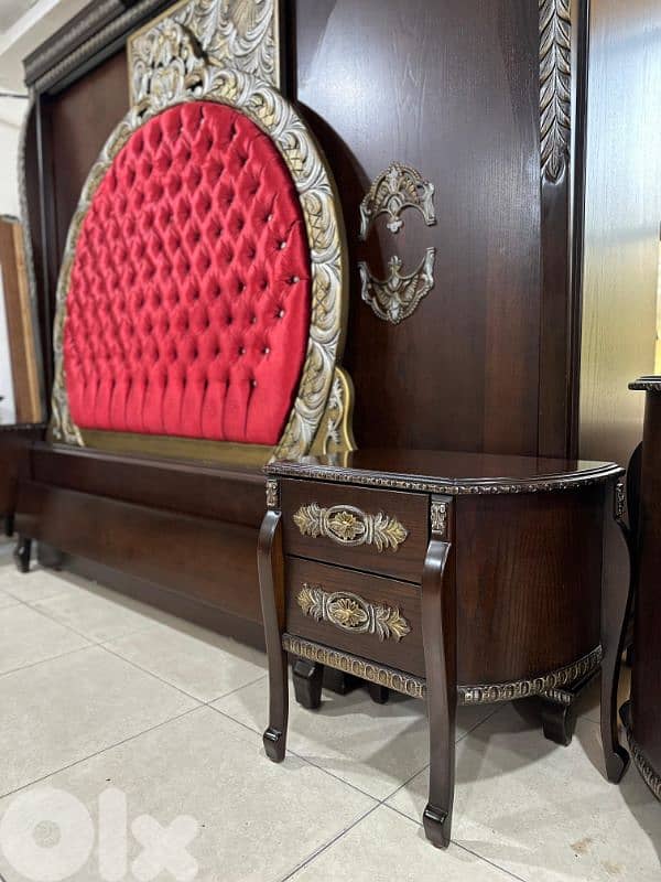 اوضة نوم ملكية خشب زان ولاتي كلا ملبسة قشرة زان سحاب 2