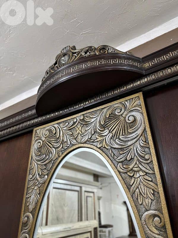 اوضة نوم ملكية خشب زان ولاتي كلا ملبسة قشرة زان سحاب 5