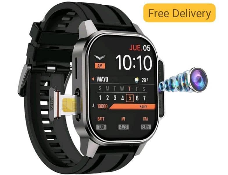 هاتف على شكل ساعة 16 GB تخزين مع كاميرة إسم الساعة بلوصف 0