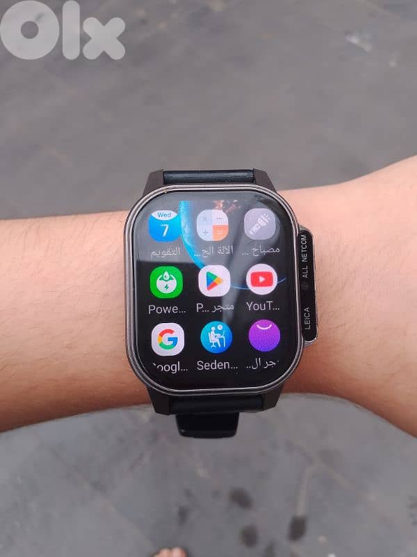 هاتف على شكل ساعة 16 GB تخزين مع كاميرة إسم الساعة بلوصف 7