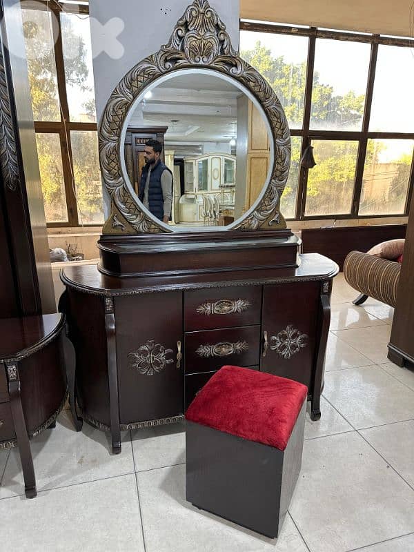 اوضة نوم ملكية سحاب خشب زان ولاتي كلا ملبسة قشر 13