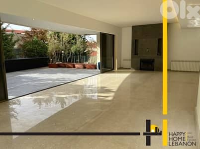 Apartment with Terrace and Garden for rent in Rabieh