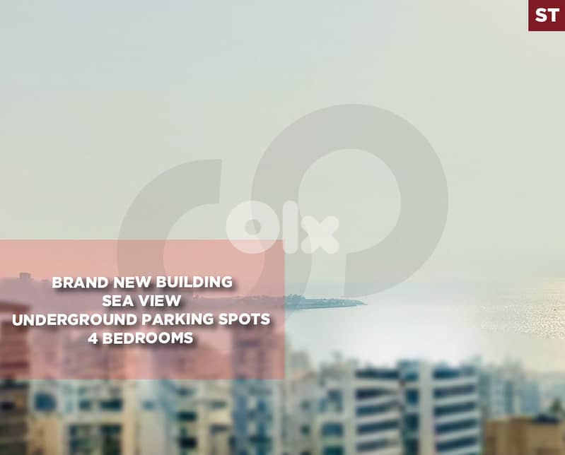 BRAND NEW BUILDING - SEA VIEW - Haret Sakher  REF#ST129567 0