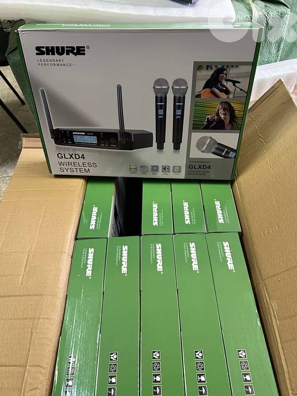 Shure wireless GLXD4 double mic 100$ 0