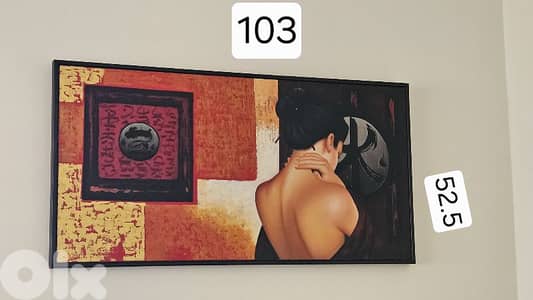 framed painting