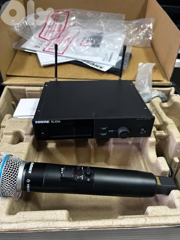 mic wireless shure SLXD4 0