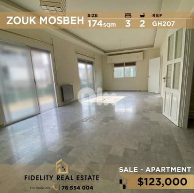 Apartment for sale in Zouk Mosbeh GH207 شقة للبيع في زوق مصبح