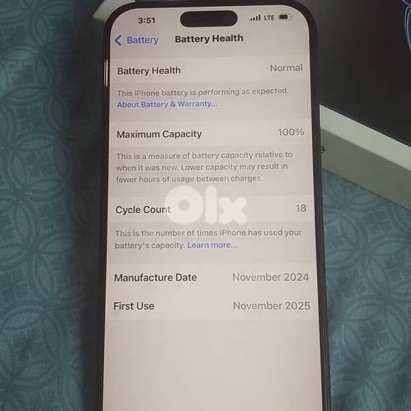 16 pro max used for few days 1