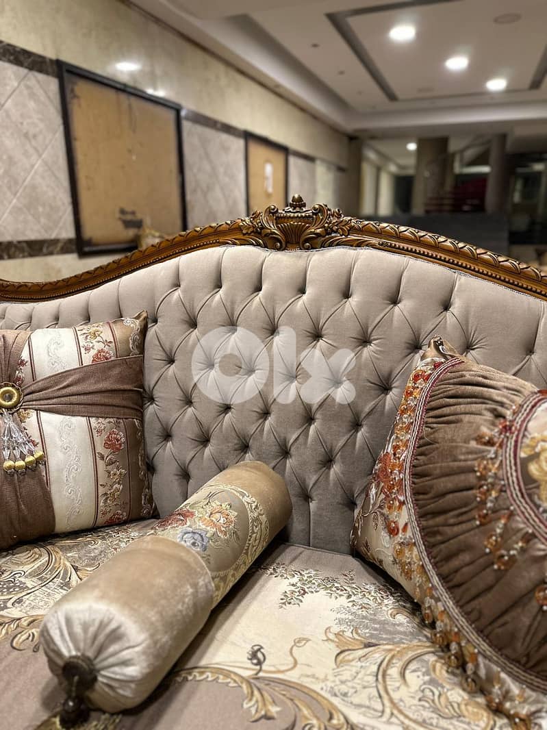 طقم كنبايات حفر ملكي خشب زان مصري 1