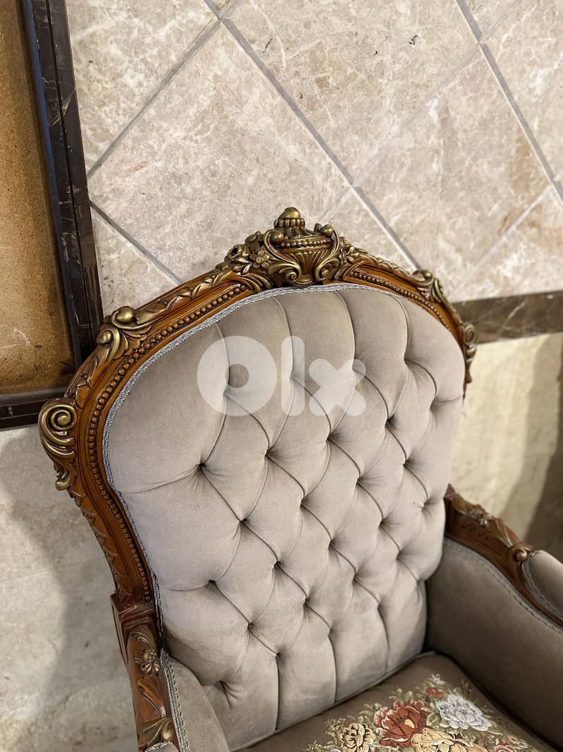 طقم كنبايات حفر ملكي خشب زان مصري 3