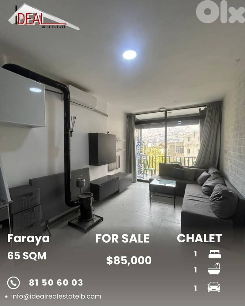 Chalet for sale in Faraya Keserouan شاليه للبيع في فاريا كسروان 0