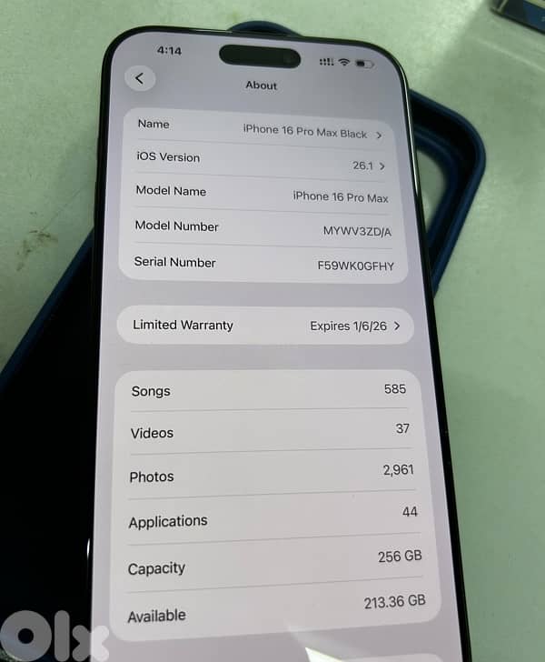 Apple iPhone 16 Pro Max Titanium Black Trade Only 3