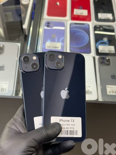 iPhone 13 128Gb  used like new Battery 91%