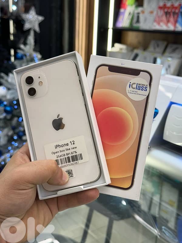 iPhone 12  256Gb used like new battery 87% 0