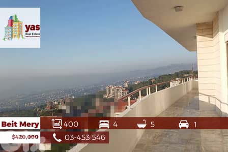 Beit Mery 400m2 | Unlockable View | Generous Dimensions | Luxury | OH