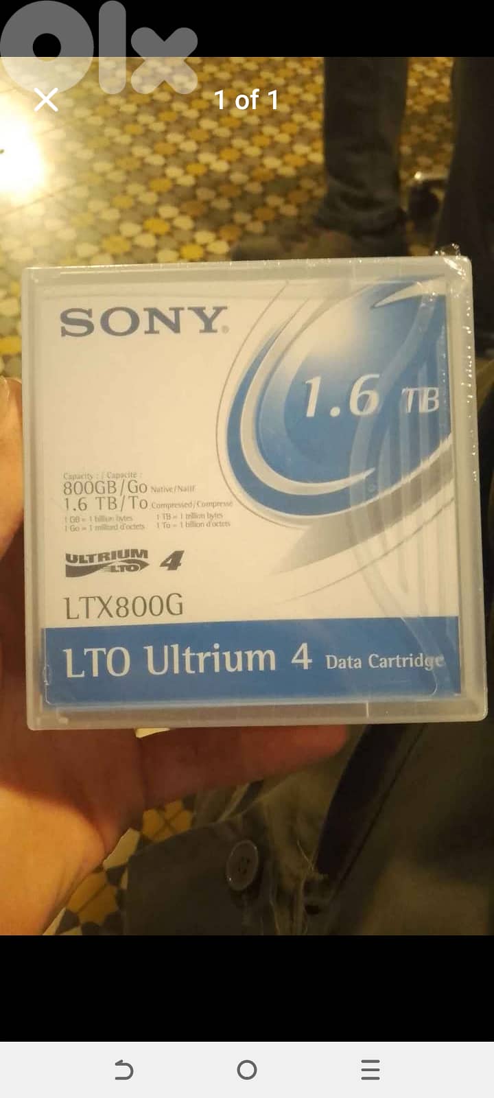 Sony LTO ULTRIUM 4  - 1.6TB 1