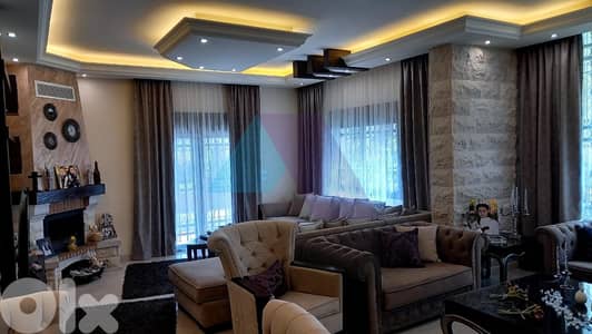 Luxurious furnished 250m2 apartment+terrace 4sale in Zahle-شقة في زحلة