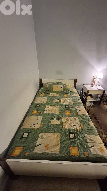 Bed with medical mattress for sale 1