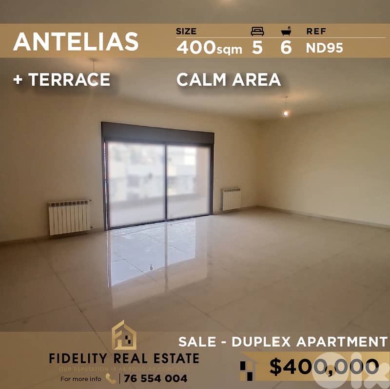 Apartment duplex for sale in Antelias ND95 شقة دوبلكس للبيع في أنطلياس 0