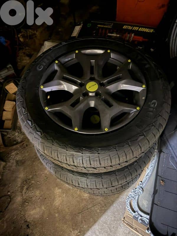jetour t2 tires/rims/chock absorbant original new 0