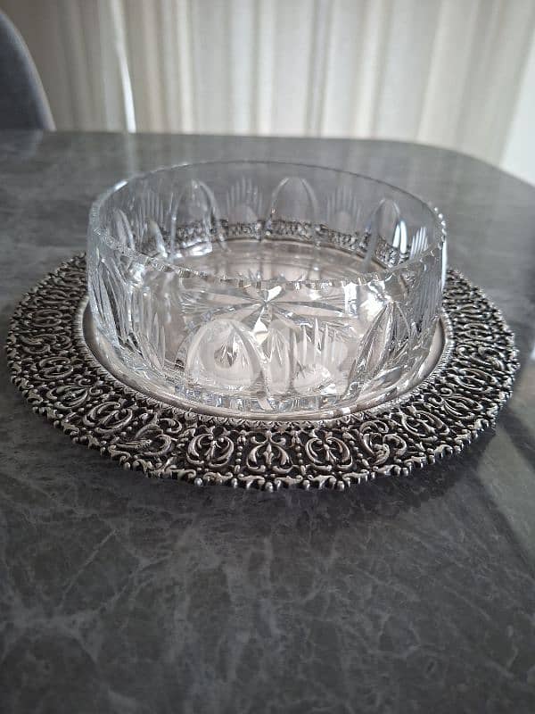 Silver and Crystal Bonbonniere 1