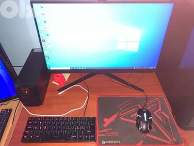 gaming pc i5 7500 gtx 1060 6gb 16gb ram 256 gb ssd screen 24' 165hz