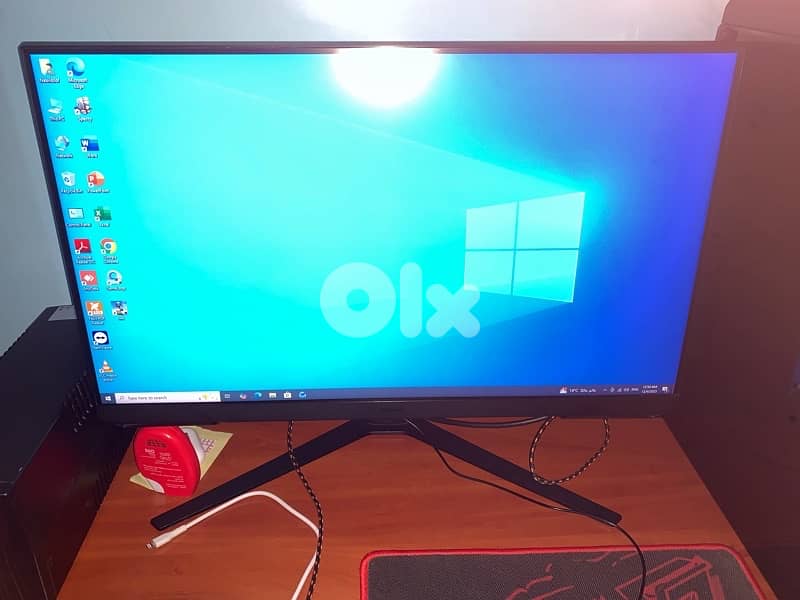 gaming pc i5 7500 gtx 1060 6gb 16gb ram 256 gb ssd screen 24' 165hz 2