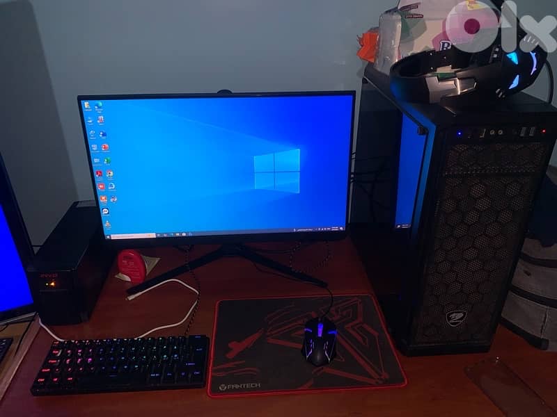 gaming pc i5 7500 gtx 1060 6gb 16gb ram 256 gb ssd screen 24' 165hz 9