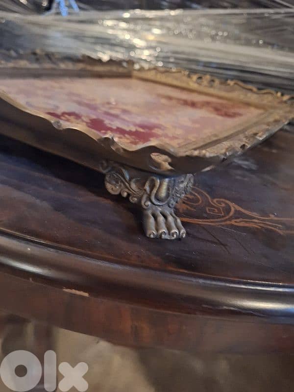 صنية بورسولان سافر اوروبي مميزة جدا شغل فني رائع sévres 2