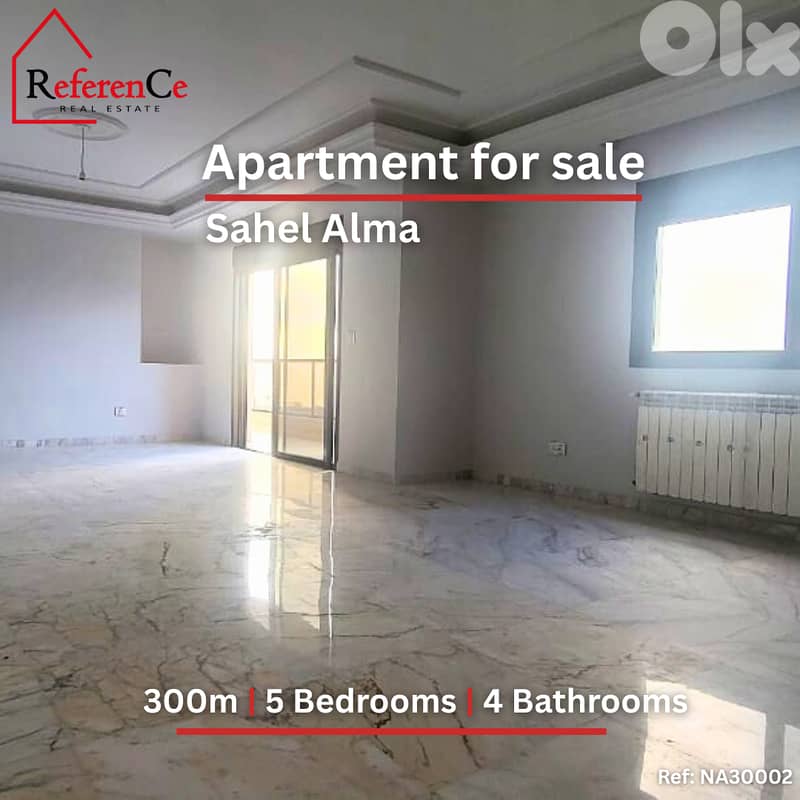 Apartment for sale in Sahel Alma شقة للبيع في ساحل علما 0