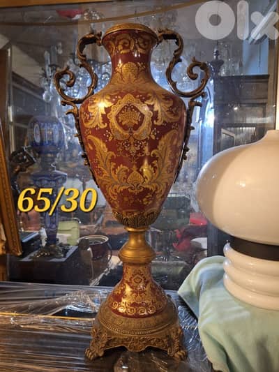 vase porcelain sévres hand made big size