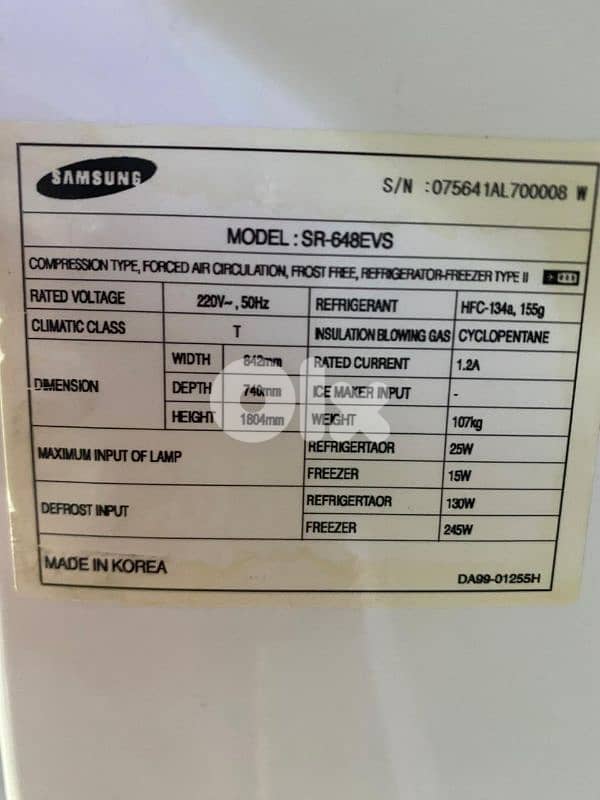 Samsung fridge like new 6