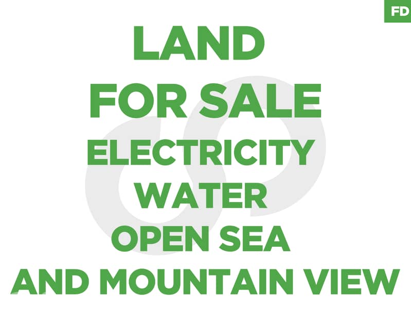 LAND - sea and mountain views IN BATROUN ! REF#FD129624 ! 0