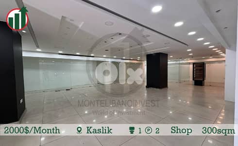 Shop for Rent in Kaslik in a very Prime Location !!!