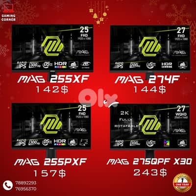 New Gaming Msi Monitor starting 142$ chech the picture