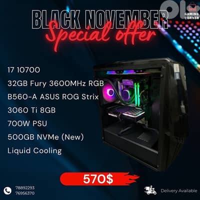 Gaming Case I7 10700 And 3060ti