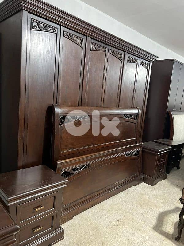 اوضة نوم خشب زان ولاتي كلا ملبسة قشرة زان 2