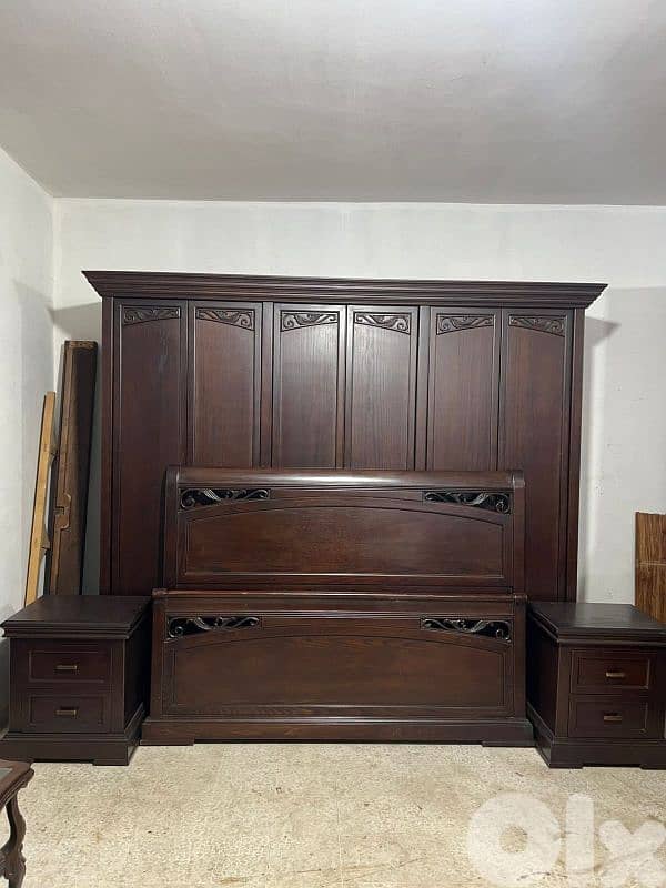 اوضة نوم خشب زان ولاتي كلا ملبسة قشرة زان 10