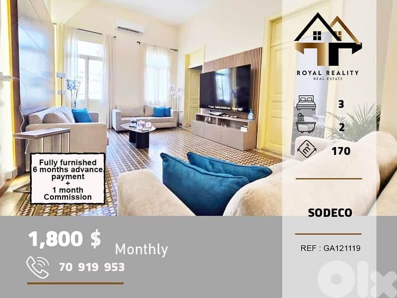 apartments for rent in Achrafieh sodeco شقق للايجار في الاشرفية بيروت 0