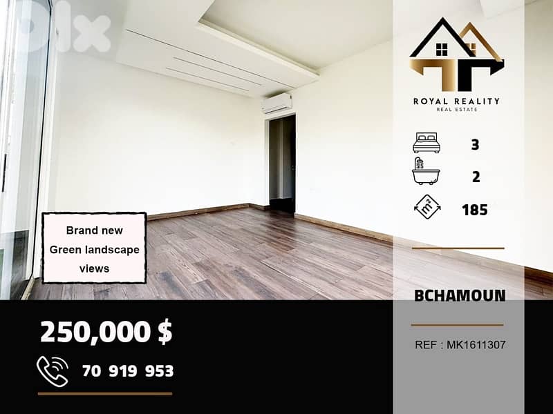 apartments for sale in bchamoun aley شقق للبيع في بشامون عاليه 0