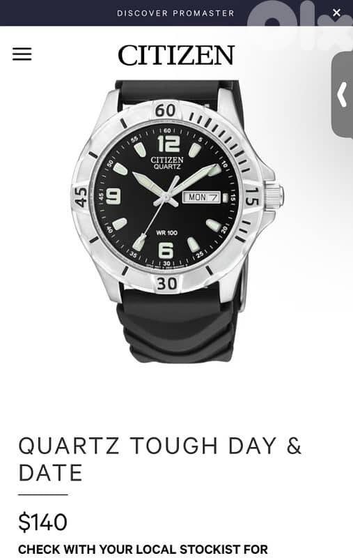 CITIZEN diver watch Quartz 3