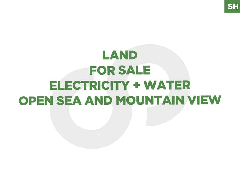 electricity + water -Sea & mountain view - batroun jdabra REF#FD129656 0