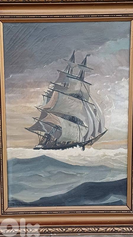 لوحة رسم زيتي اوروبية 2