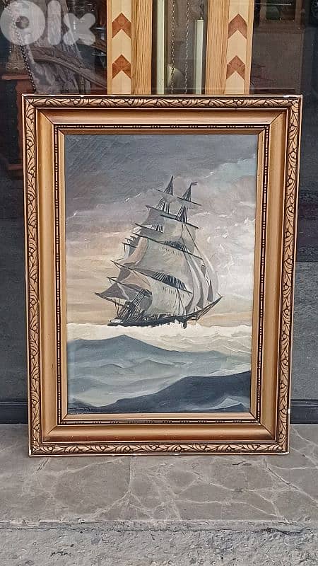 لوحة رسم زيتي اوروبية 6