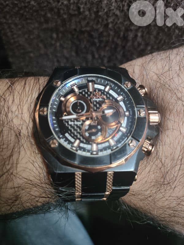 Casio Edifice Men's Watch EFX-510SP Black & Copper Gold Label Edition 1