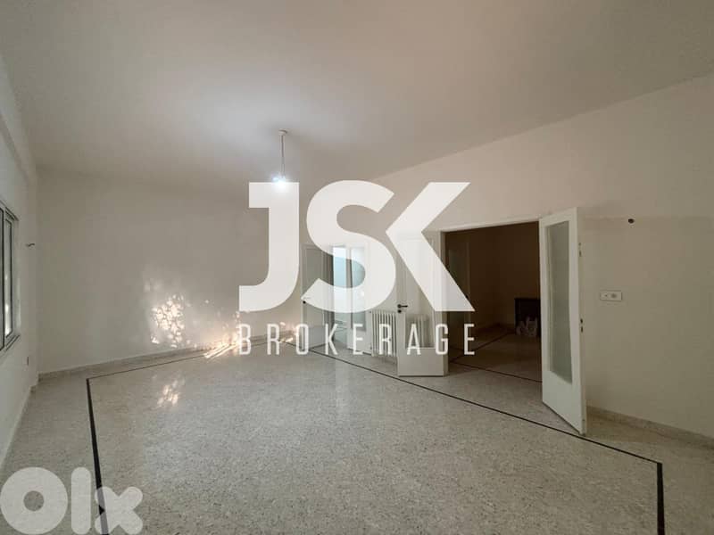 L19863 - 3-Bedroom Renovated Apartment For Rent in Badaro, Beirut 0