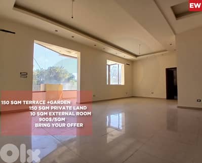 50 SQM TERRACE +GARDEN IN SHEILEH ! REF#EW129685 !