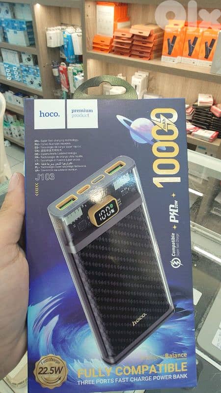 HOCO POWER BANK 10000MAH 22.5W J103 20W PD 0
