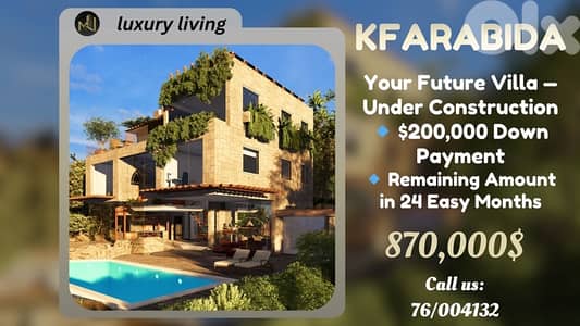 Kfaraabida Panoramic Villa